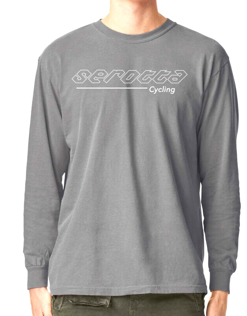 Long Sleeve Unisex Crew Neck Shirt -Grey
