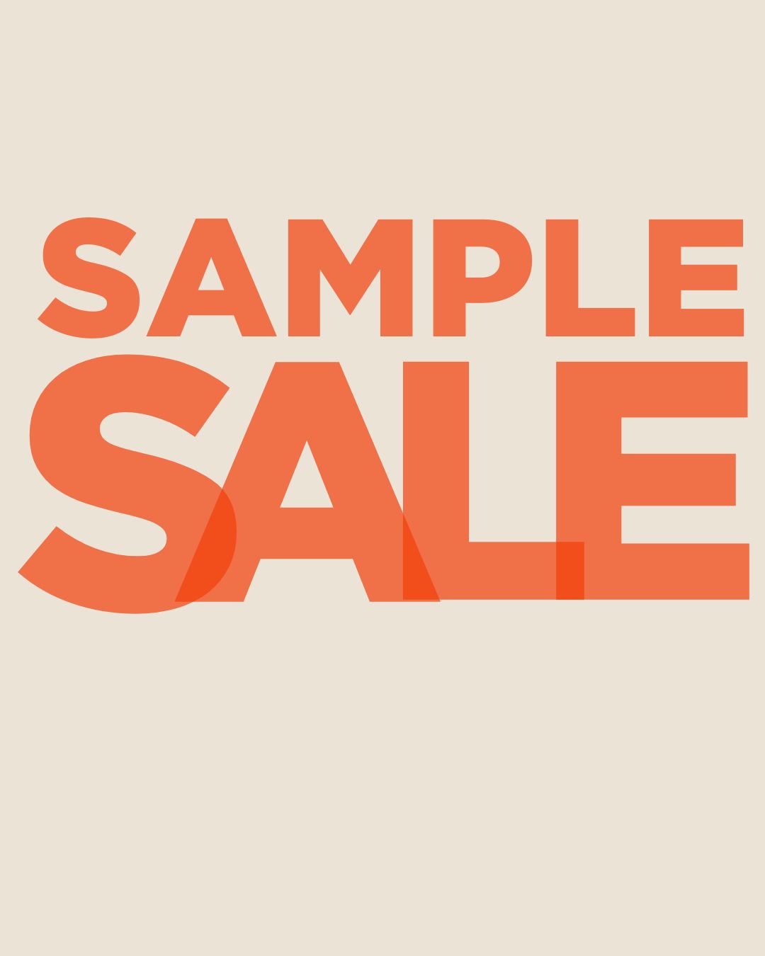 Sample Sale