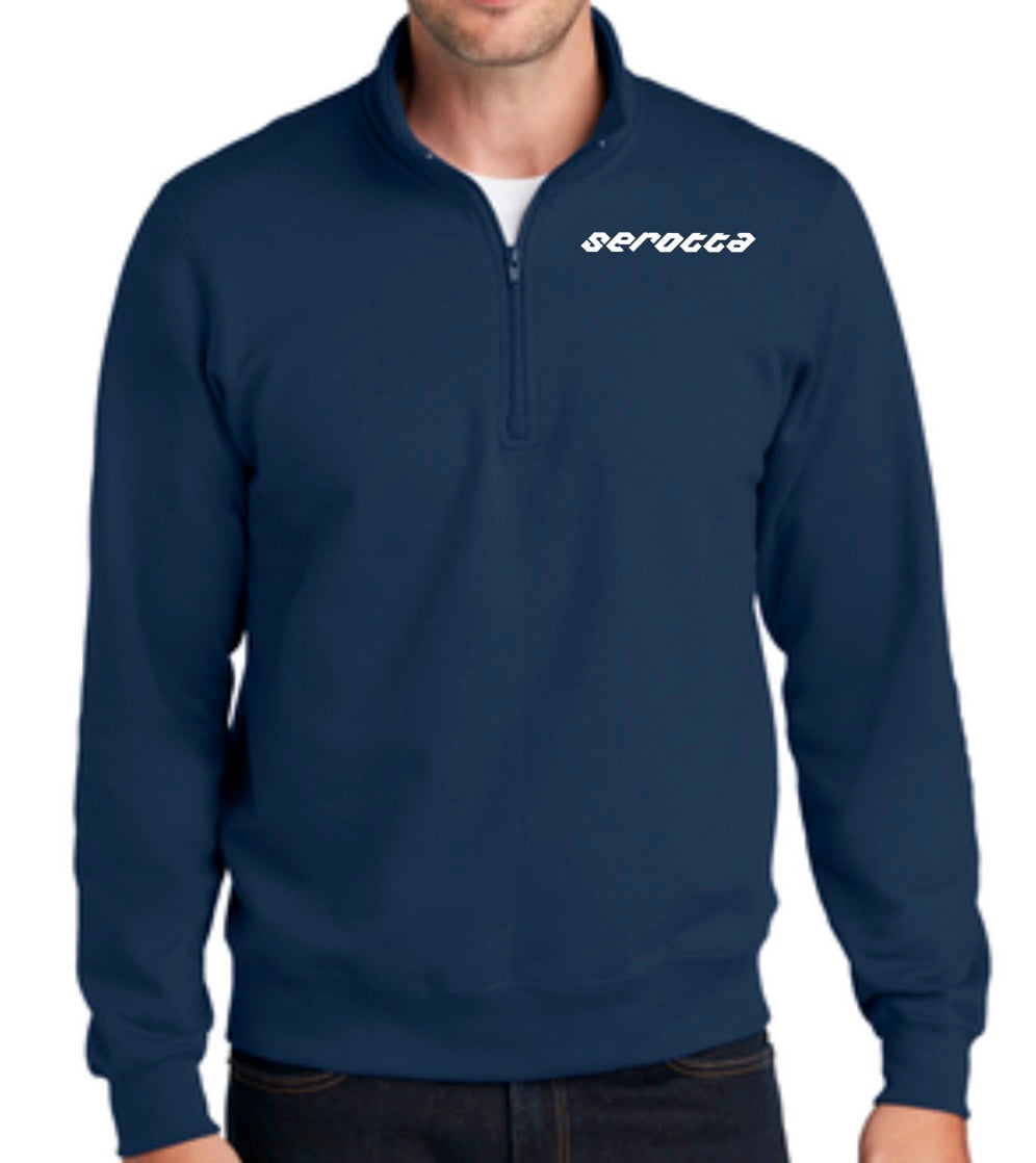 Port & Company Fleece 1/4 Zip Pullover with Embroidered Logo