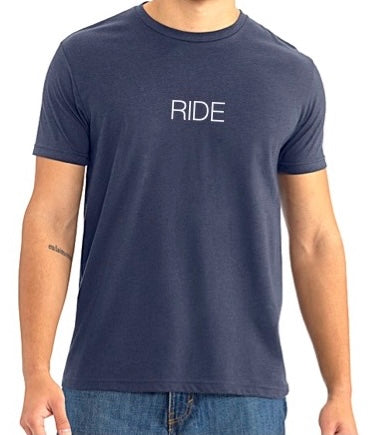 Ride Short Sleeve Unisex Shirt -Navy